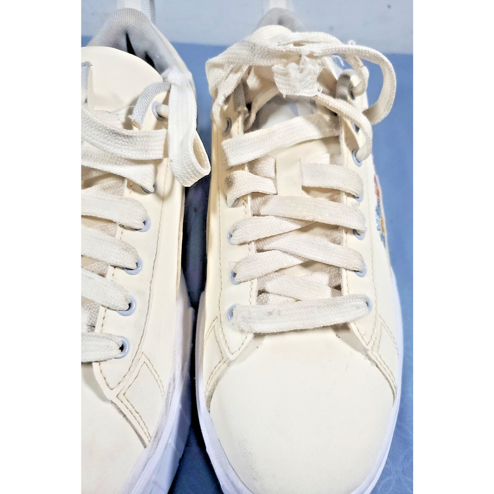 Puma Mayze Embroidery Womens Platform Sneakers Floral Shoes 394907-01 Size 7 - Picture 5 of 16